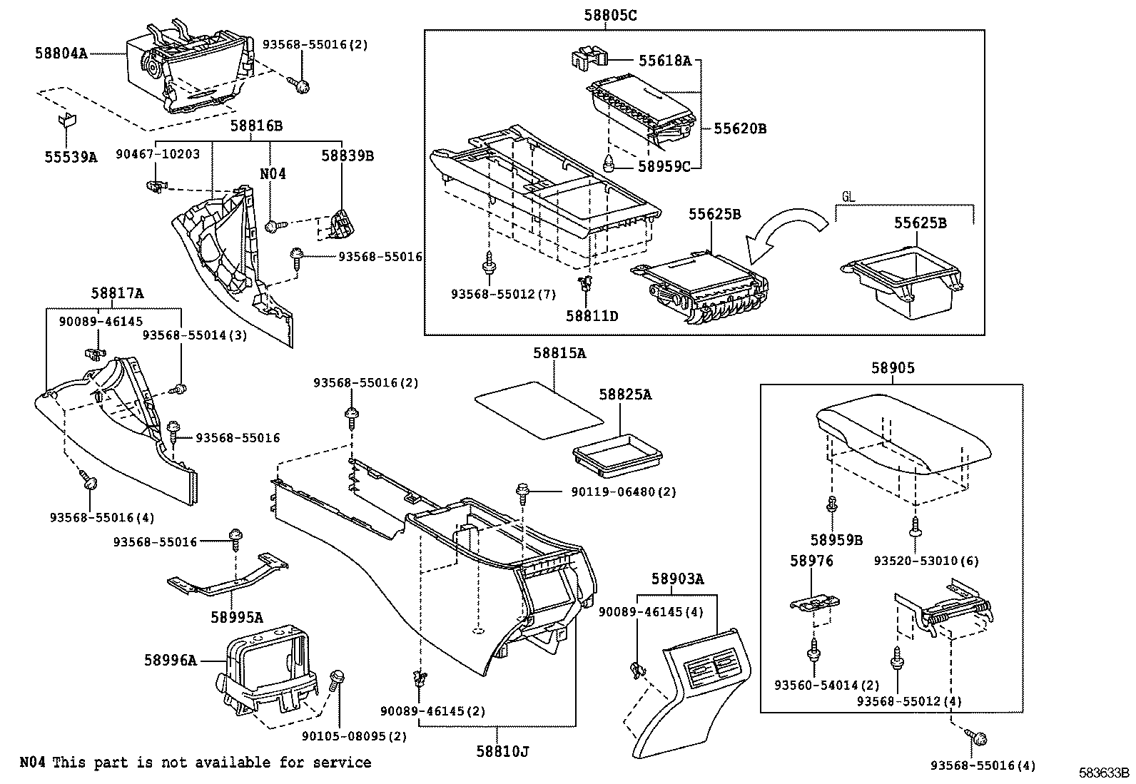 Console Box & Bracket