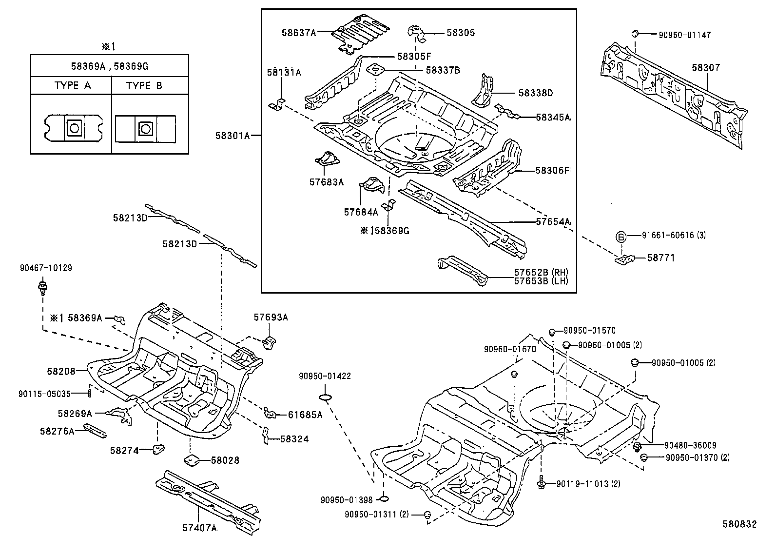 Floor Pan & Lower Back Panel