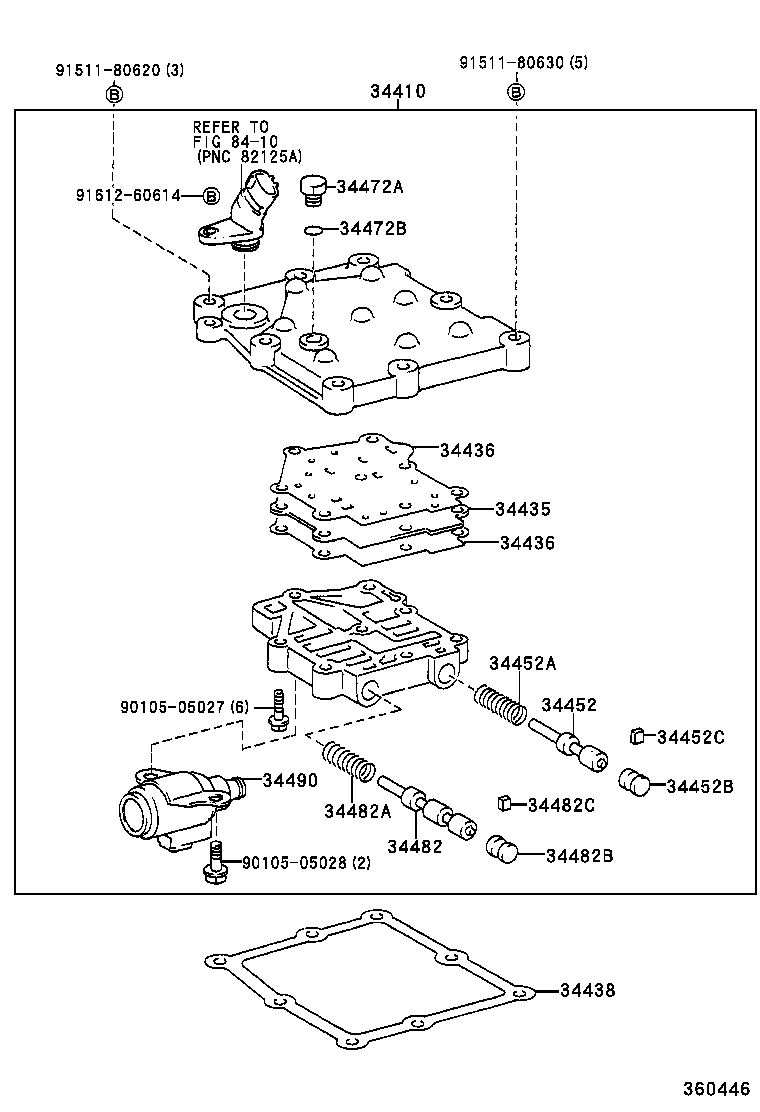 Transfer Valve Body & Valve Lever