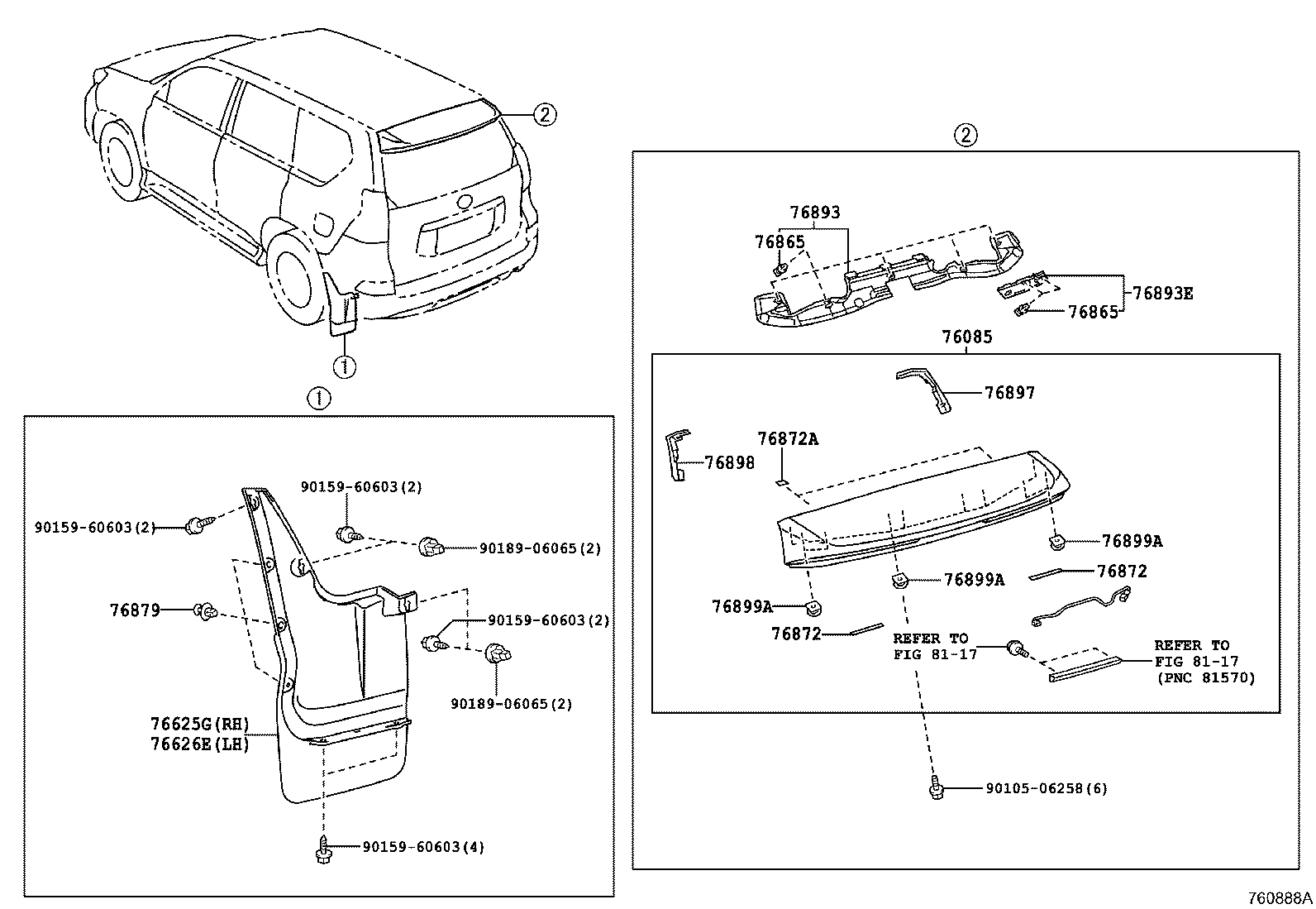 Spoiler & Side Mudguard