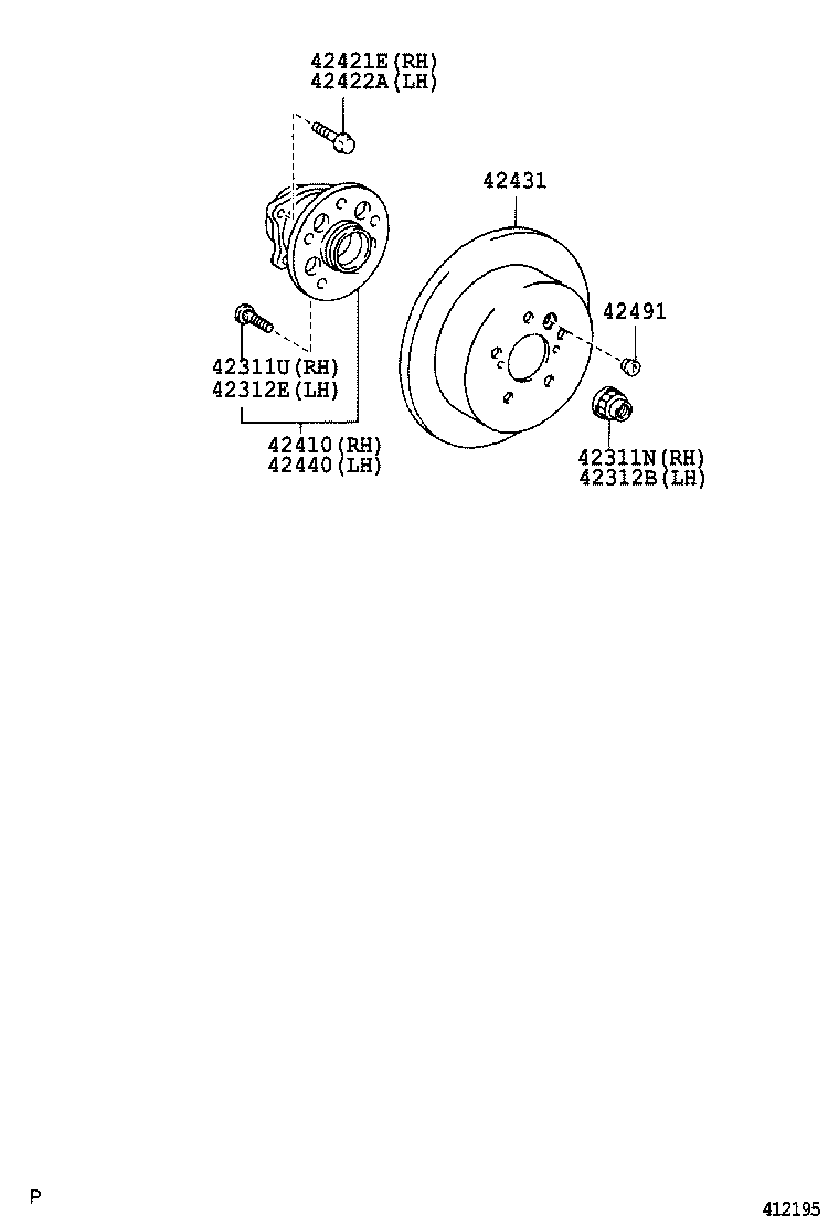 Rear Axle Shaft Hub