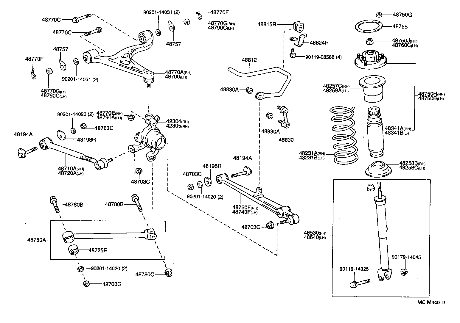 Rear Spring & Shock Absorber