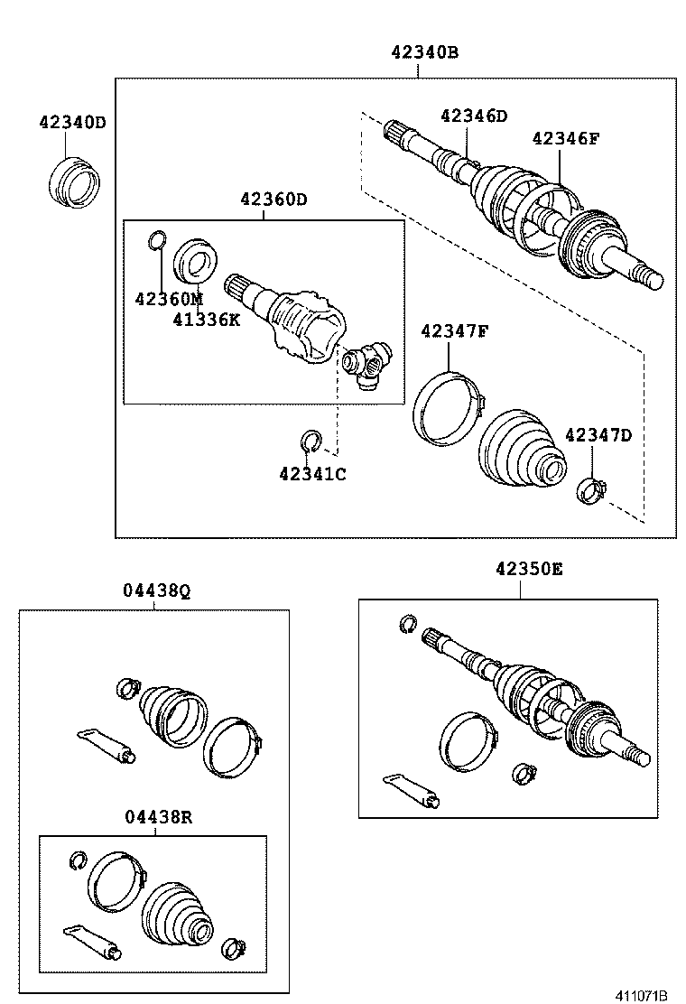 Rear Axle Shaft Hub