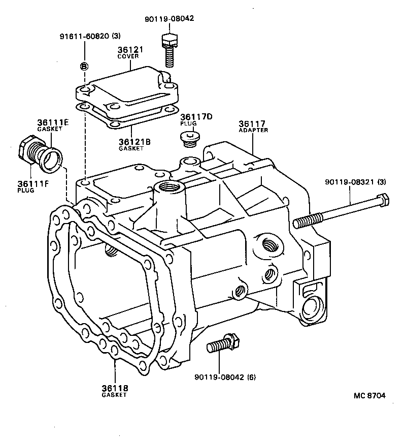 Transfer Case & Extension Housing