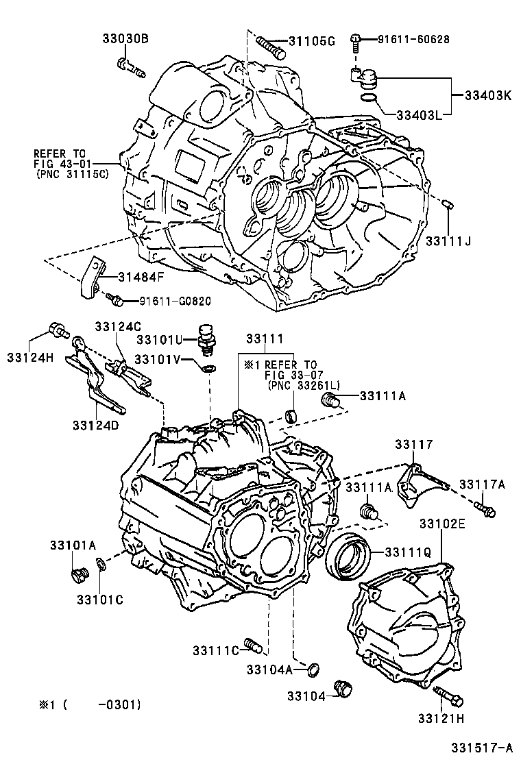 Clutch Housing + Transmission Case