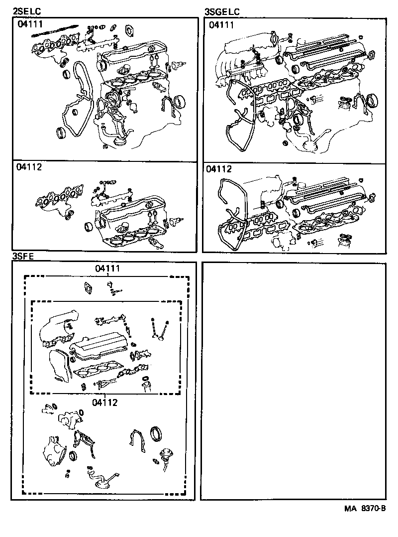 Engine Overhaul Gasket Kit