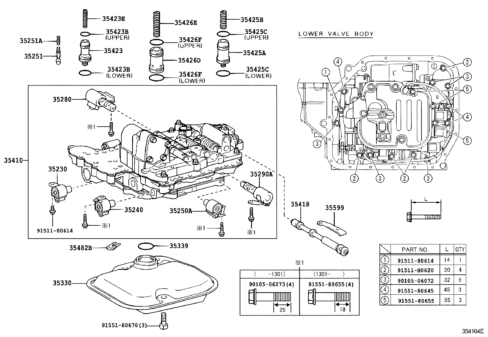 Valve Body Oil Strainer