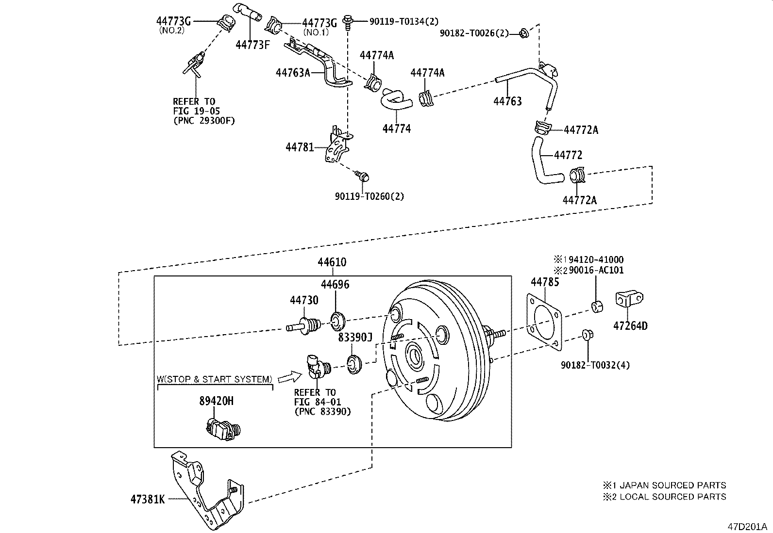 Brake Booster & Vacuum Tube