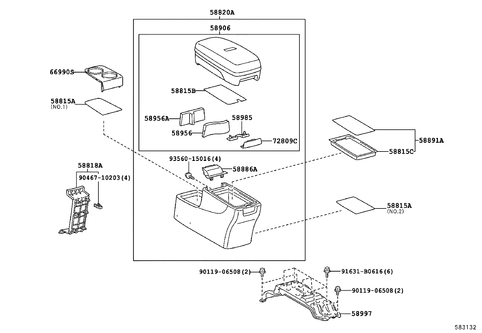 Console Box & Bracket