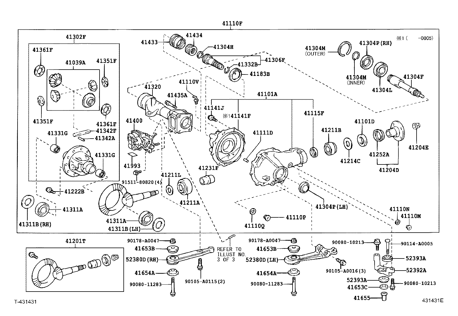 Front Axle Housing & Differential