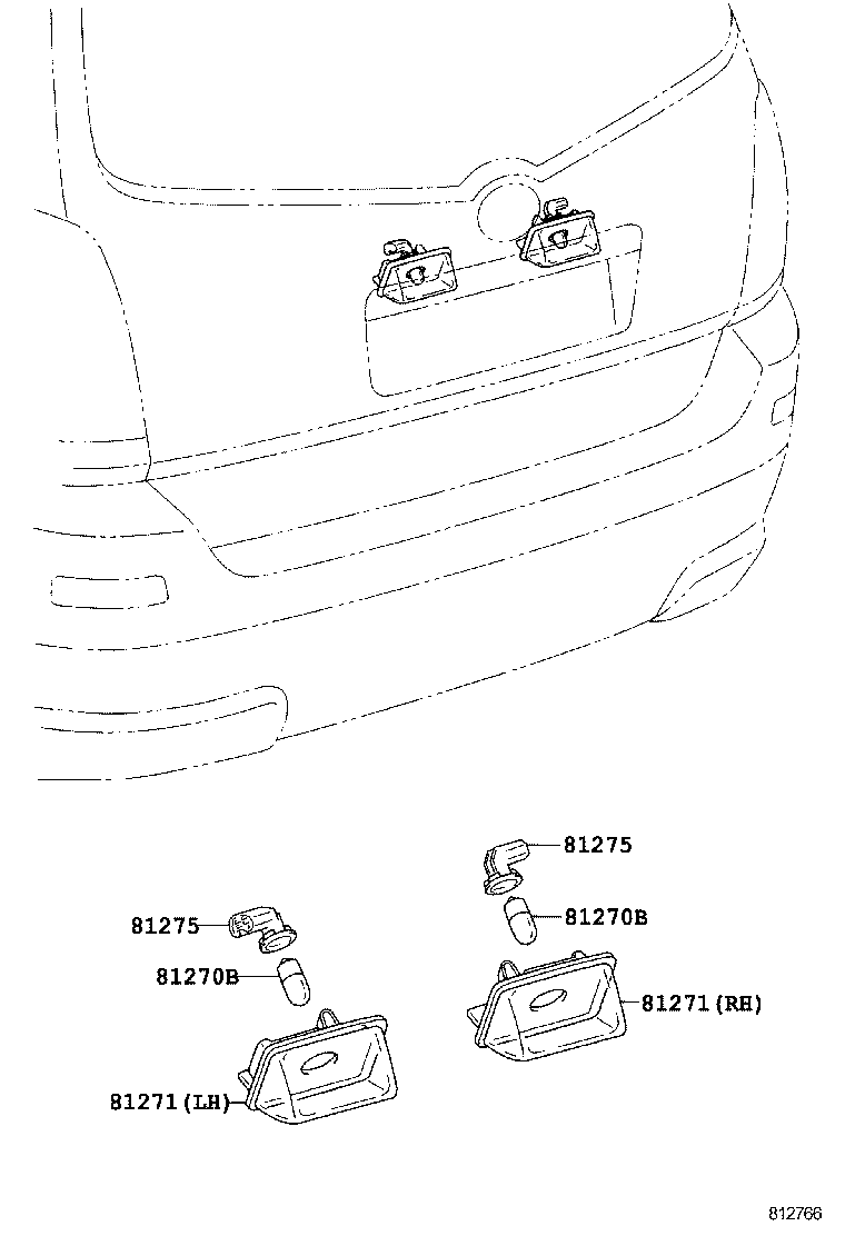 Rear License Plate Lamp