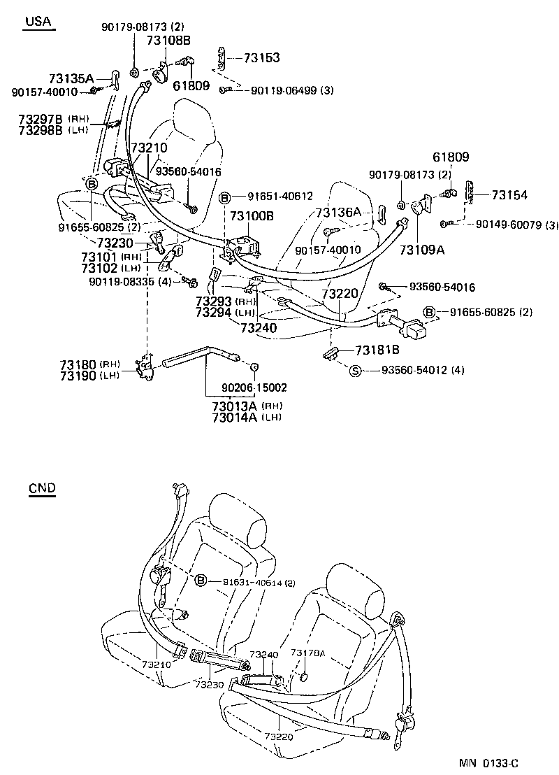 Seat Belt, Child Restraint Seat