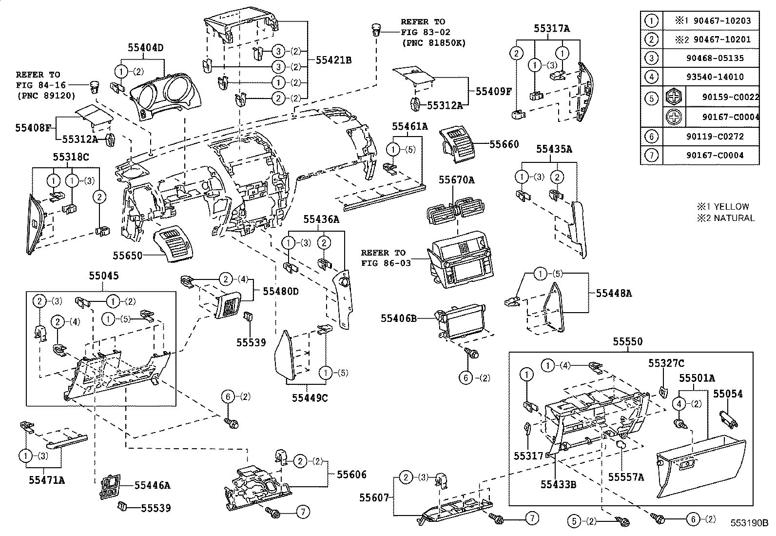 Instrument Panel Glove Compartment