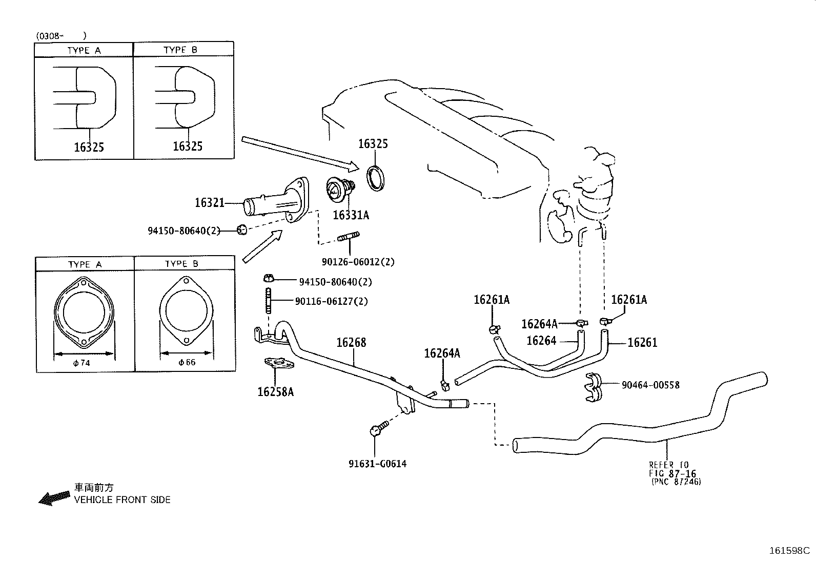 Radiator Water Outlet