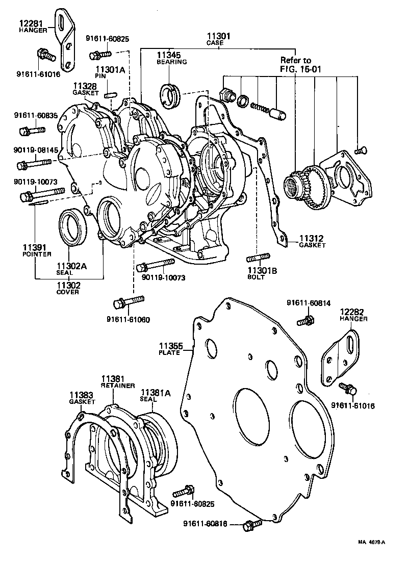 Timing Gear Cover & Rear End Plate