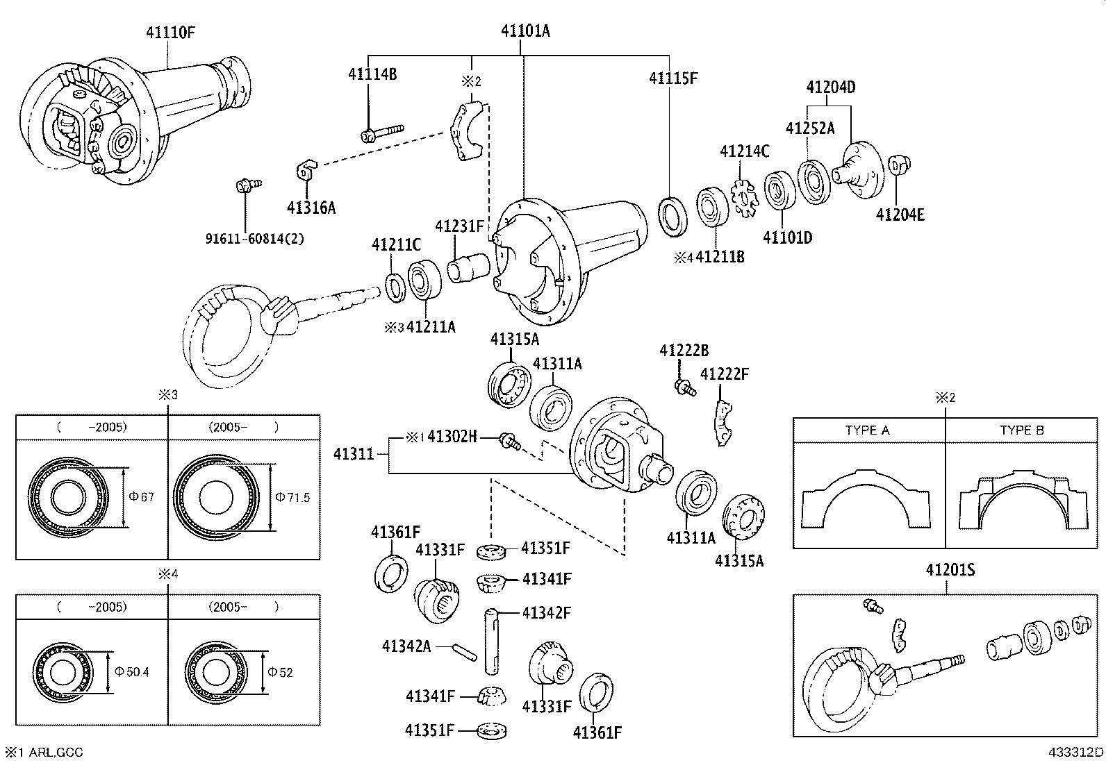 Front Axle Housing & Differential