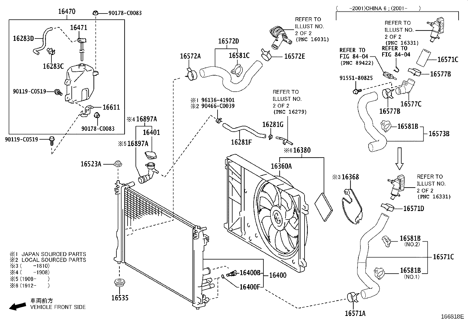 Radiator Water Outlet