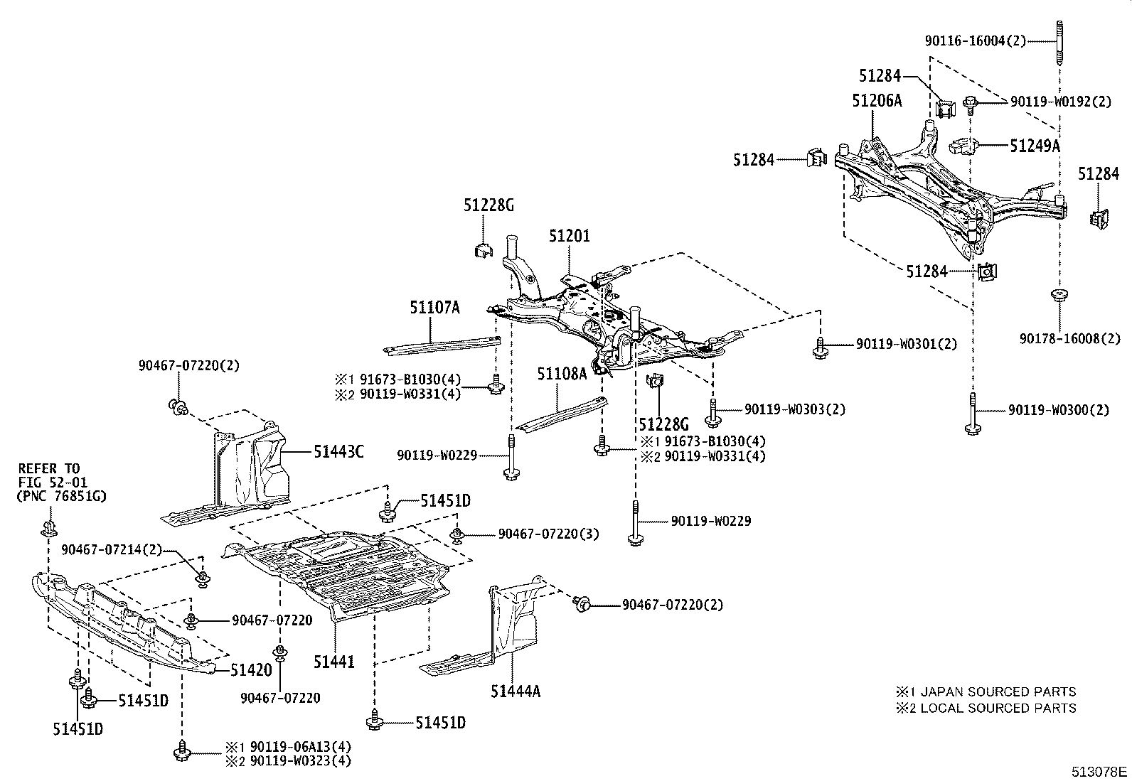 Suspension Crossmember & Under Cover