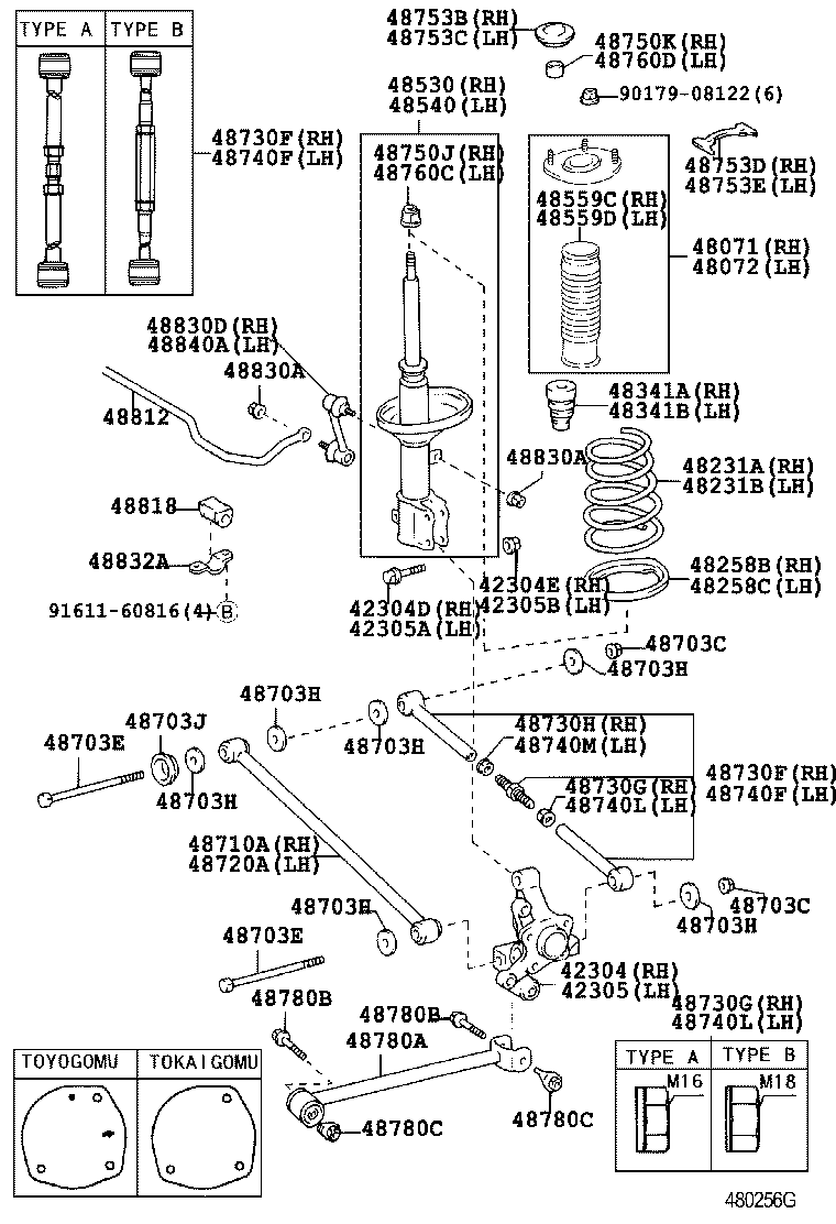 Rear Spring & Shock Absorber