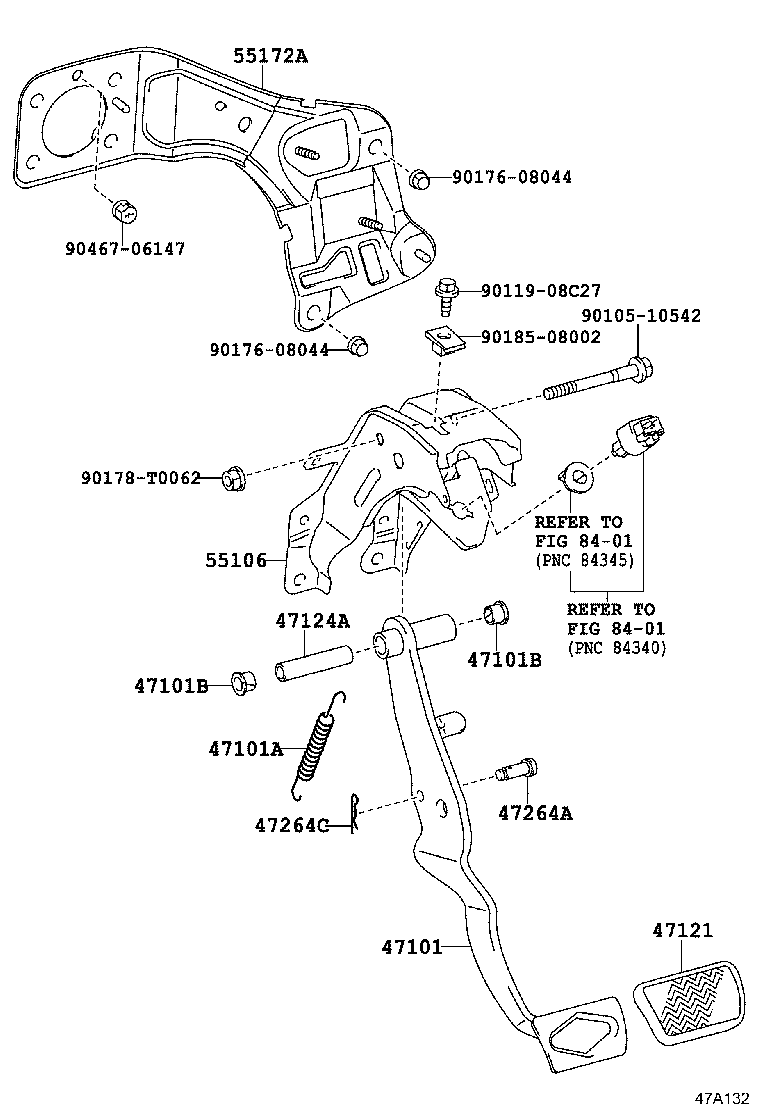 Brake Pedal & Bracket