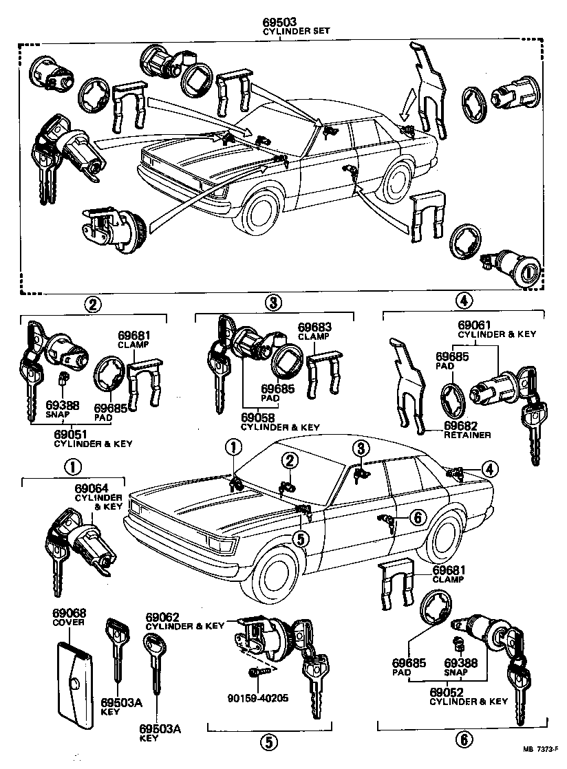 Lock Cylinder Set