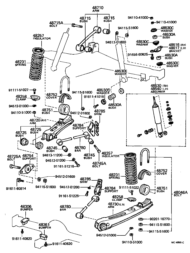 Rear Spring & Shock Absorber