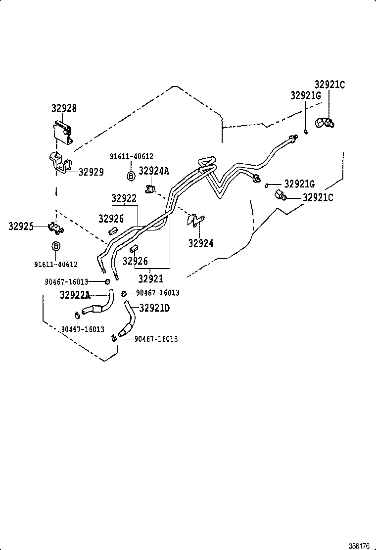 Enfriador de aceite y tubo