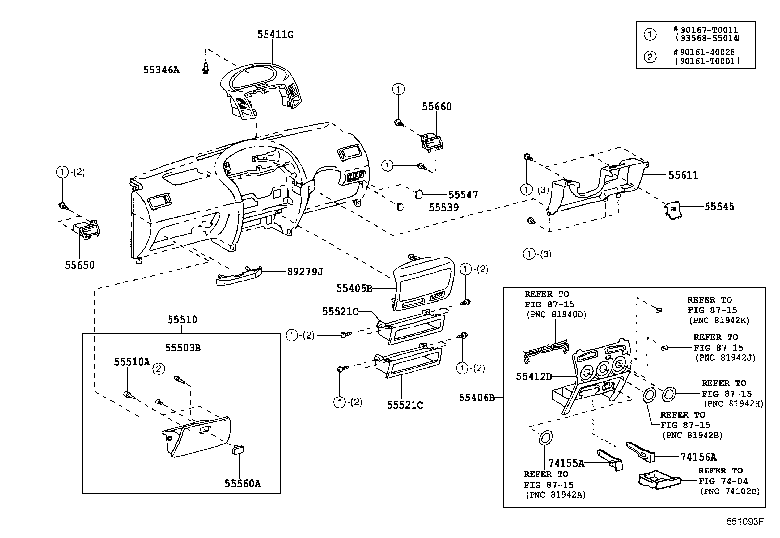 Instrument Panel Glove Compartment