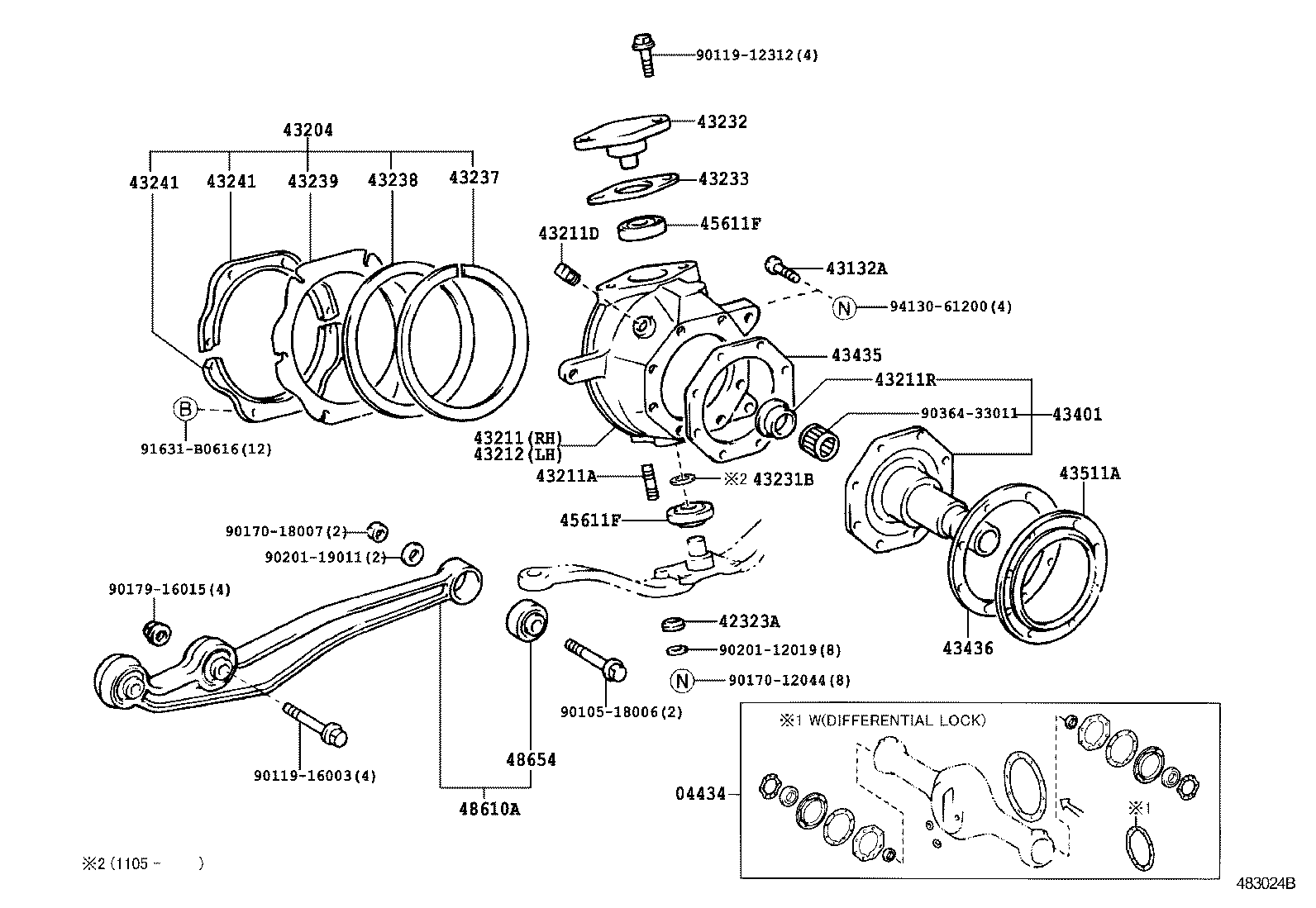 Front Axle Arm Steering Knuckle