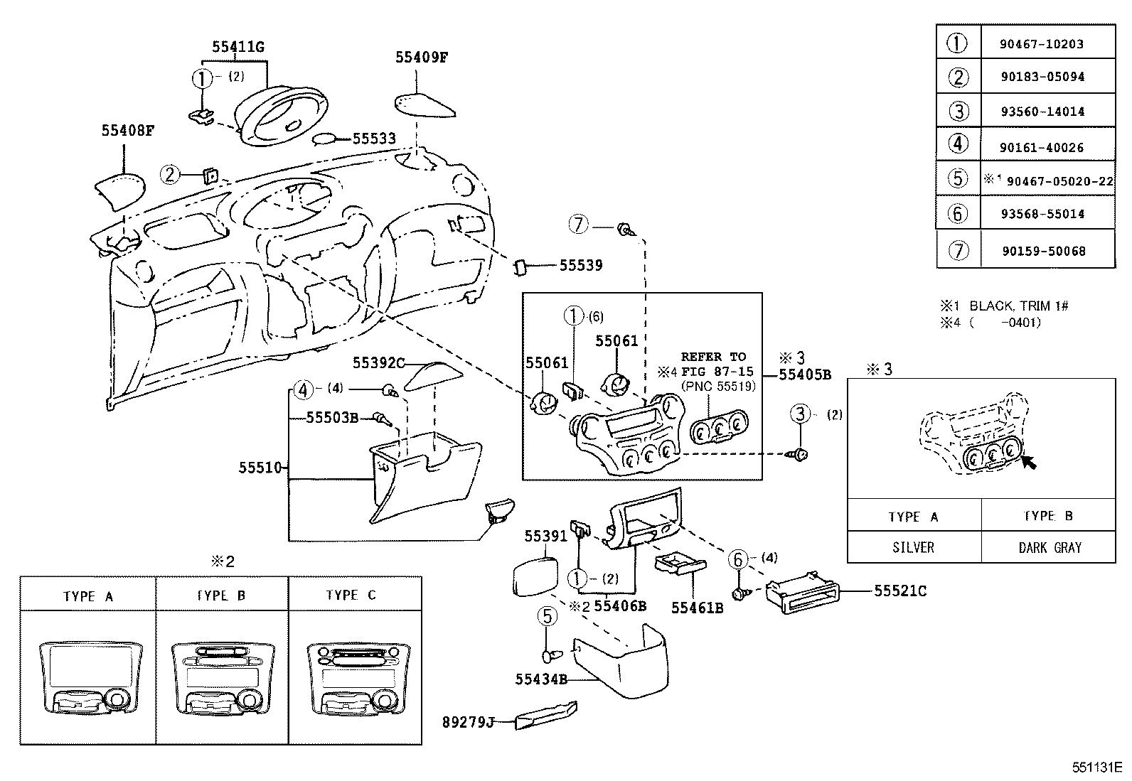 Instrument Panel Glove Compartment