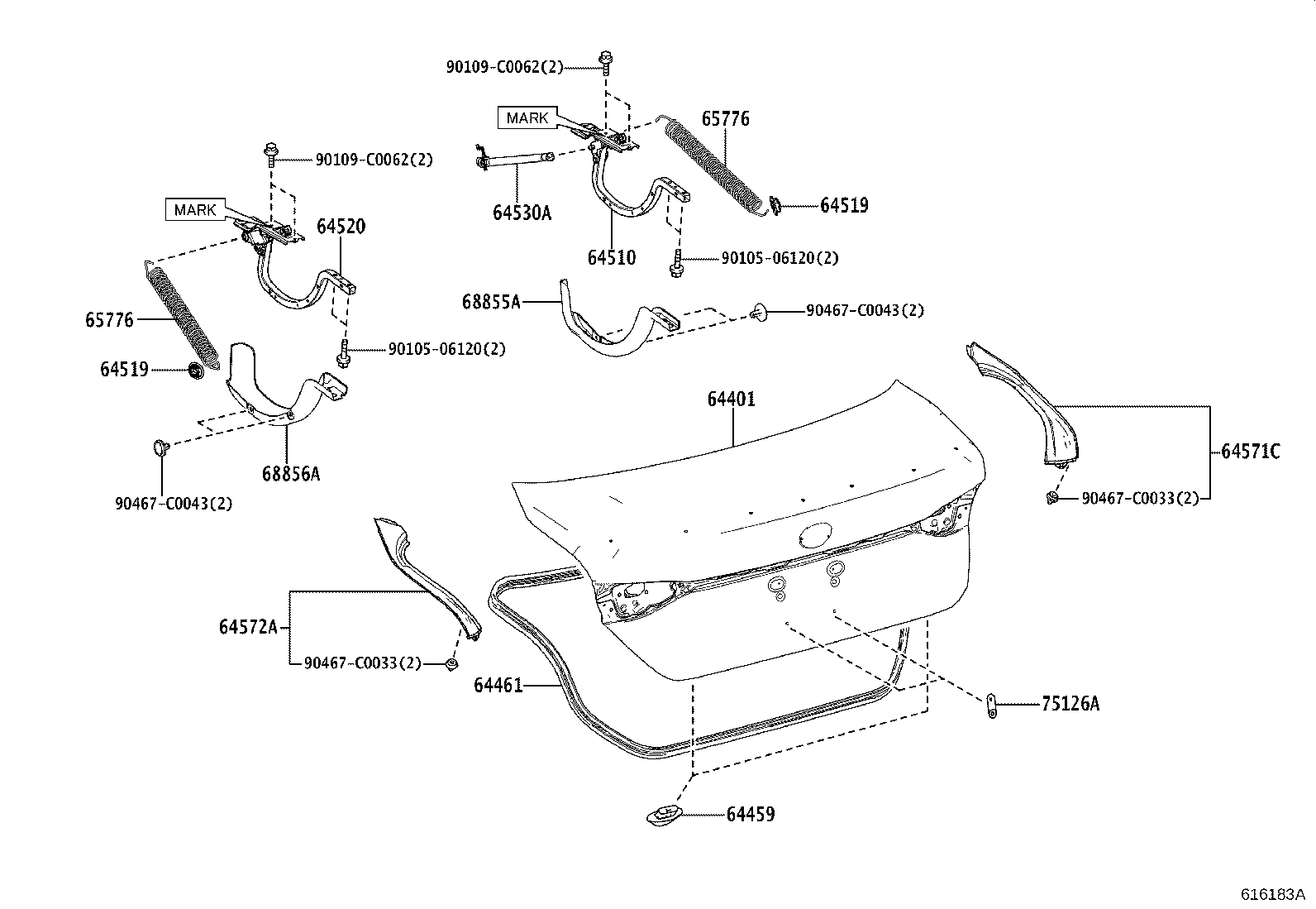 Luggage Compartment Door & Lock