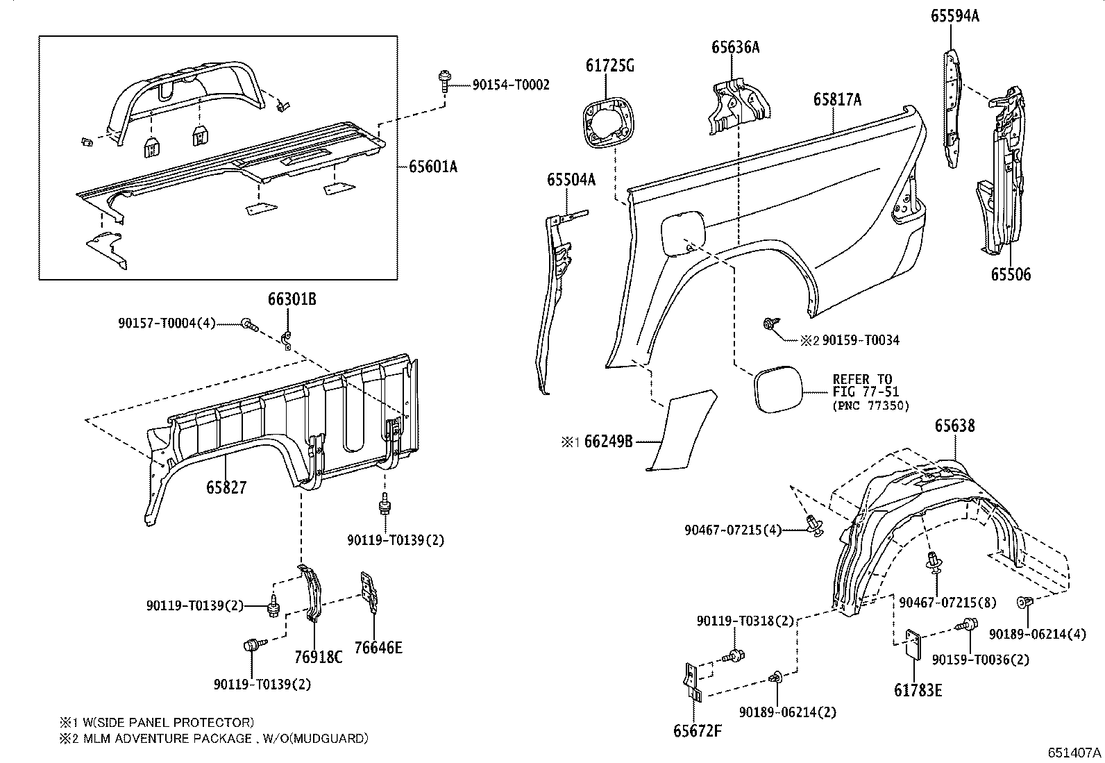 Rear Body Side Panel