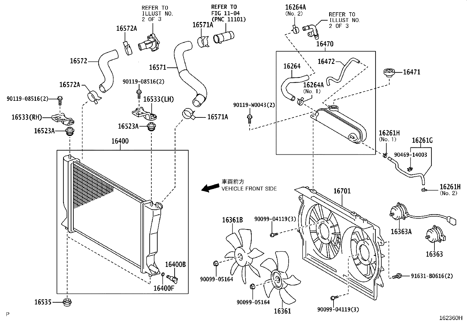 Radiator Water Outlet