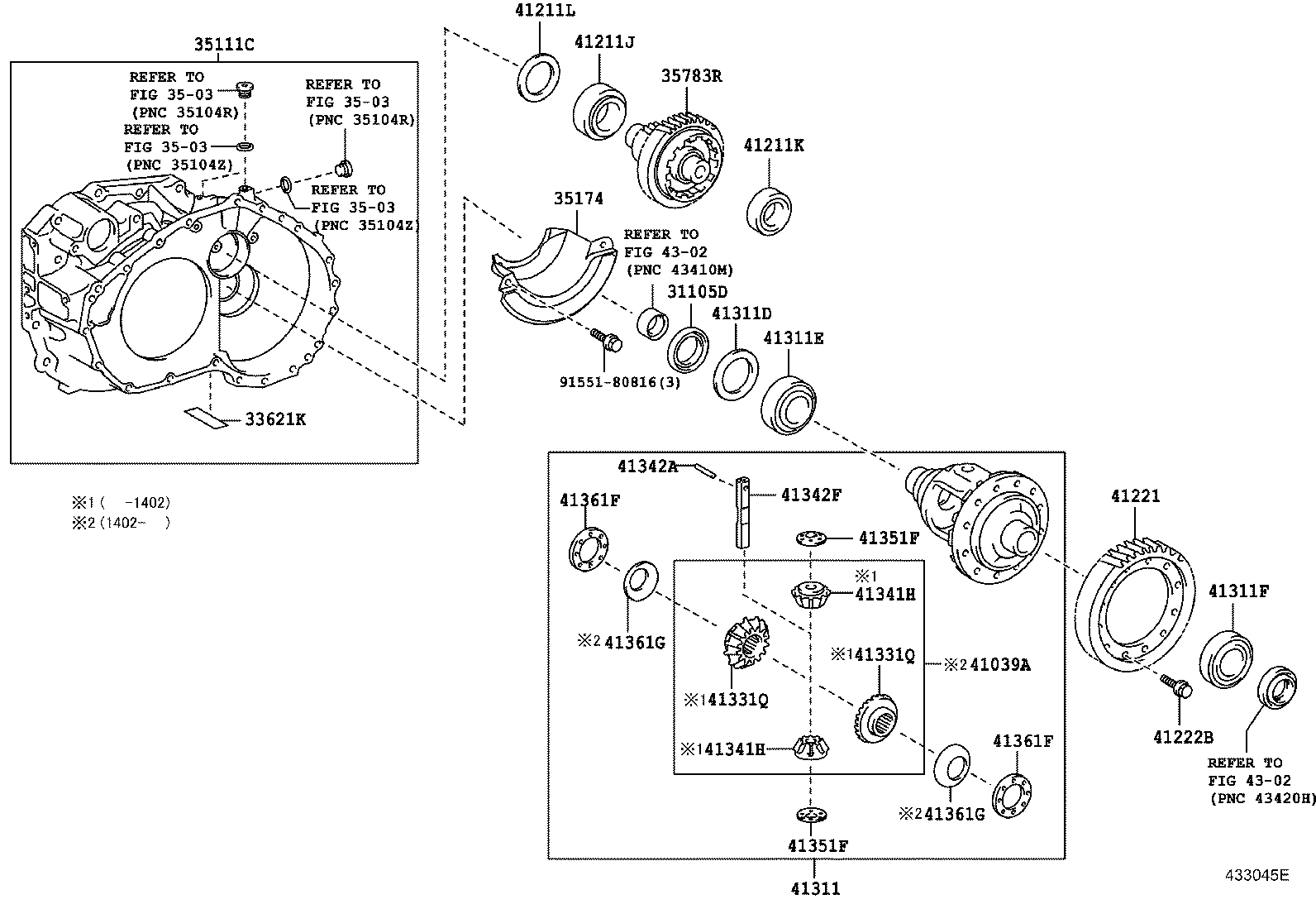 Front Axle Housing & Differential