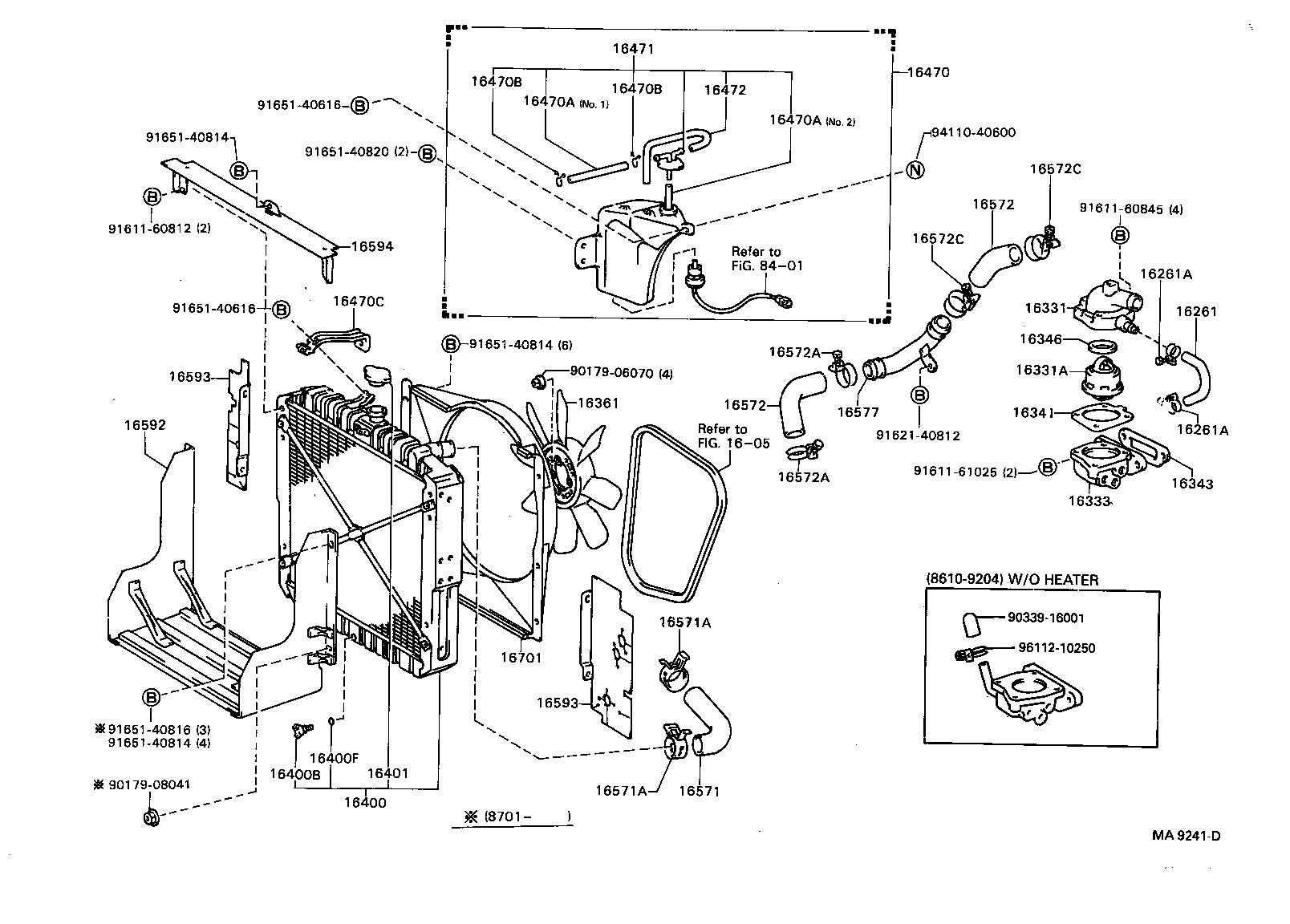 Radiator Water Outlet