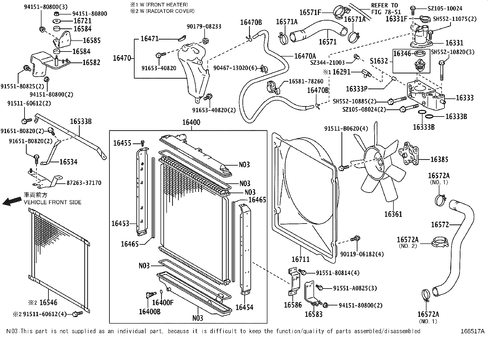 Radiator Water Outlet