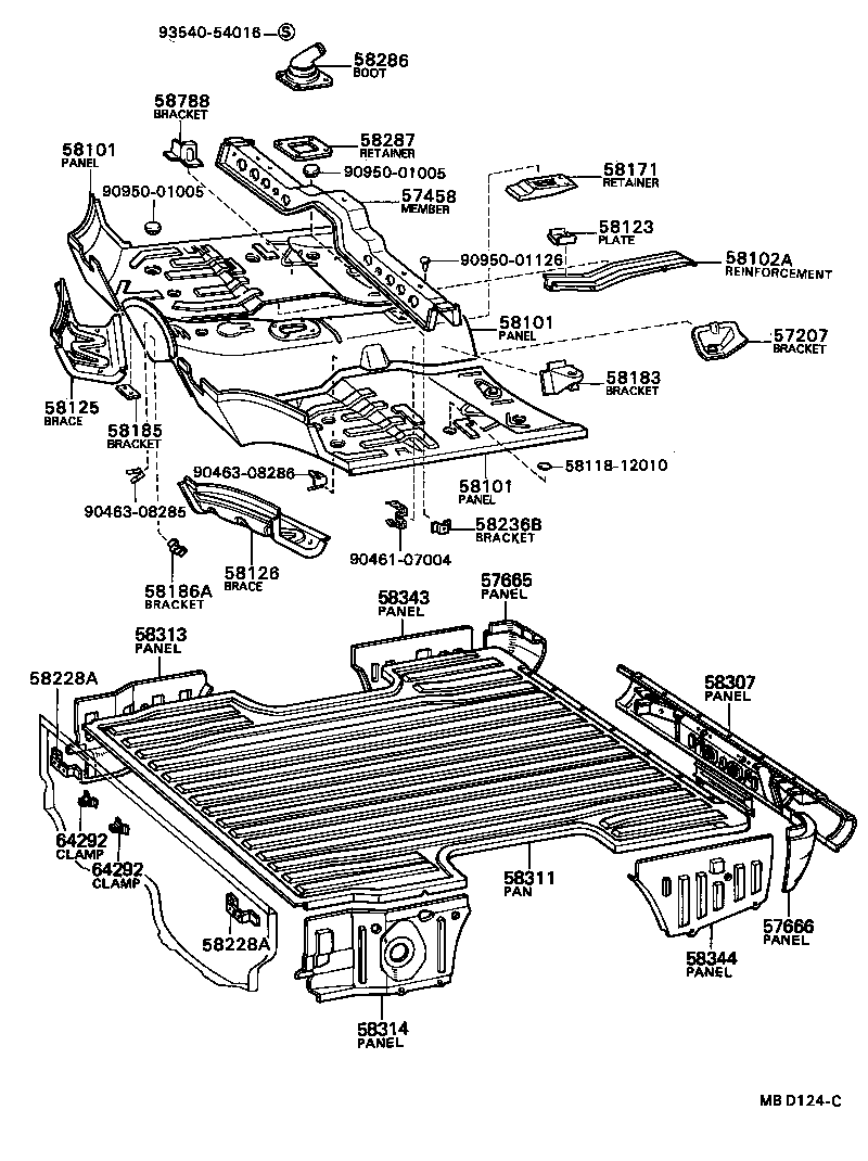 Floor Pan & Lower Back Panel