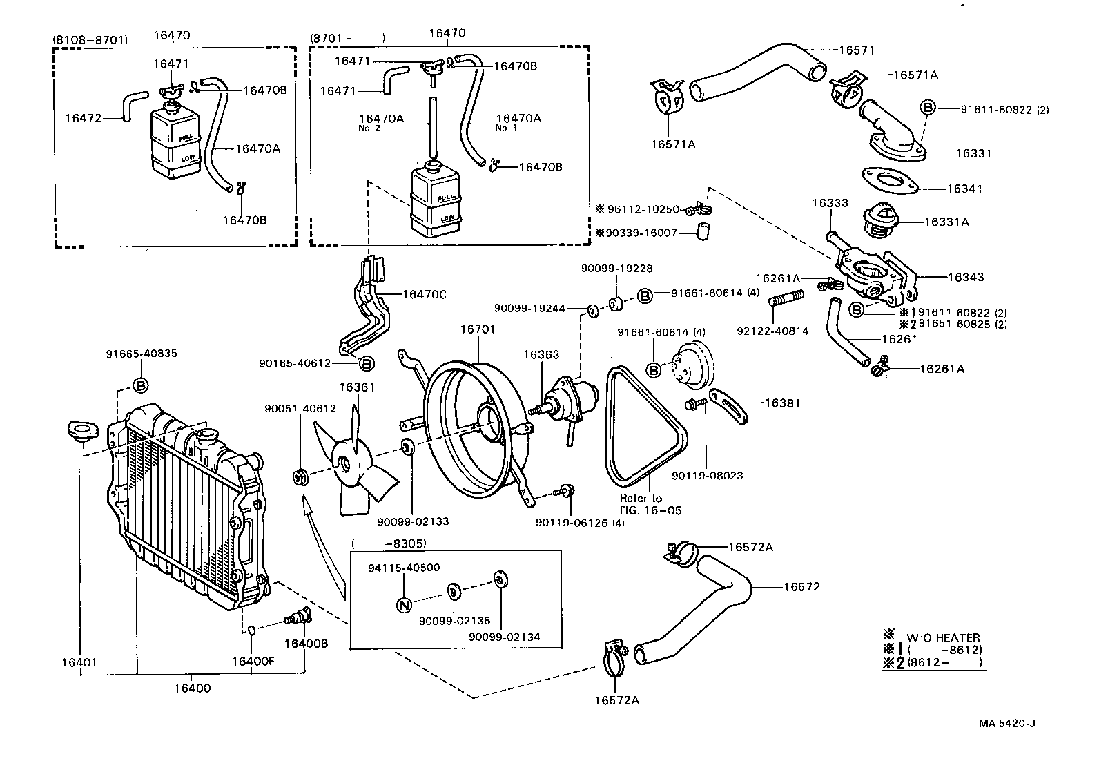 Radiator Water Outlet