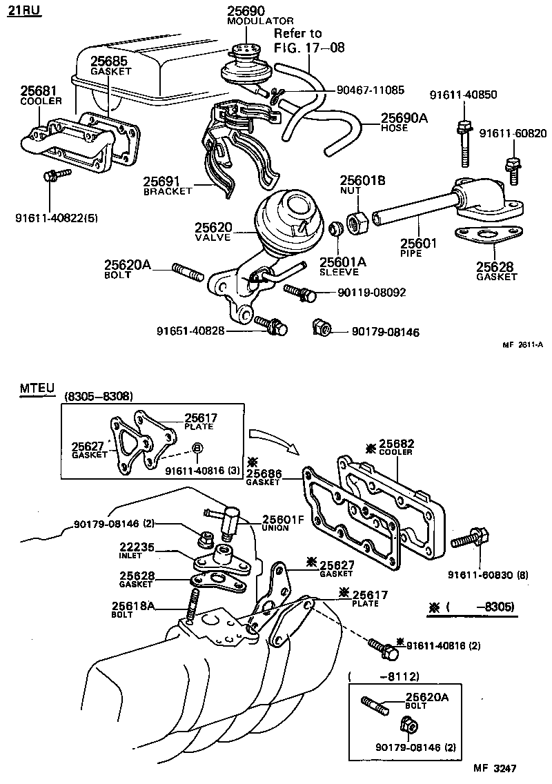 Sistema de recirculación de gases de escape