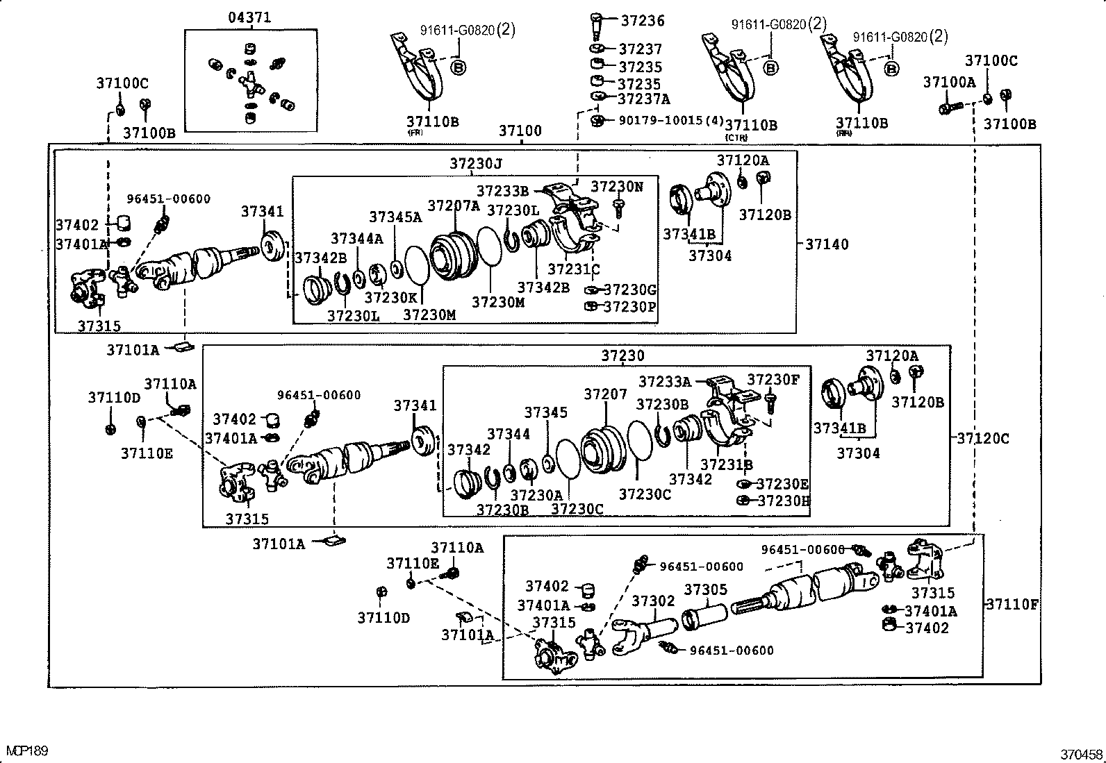 Propeller Shaft & Universal Joint