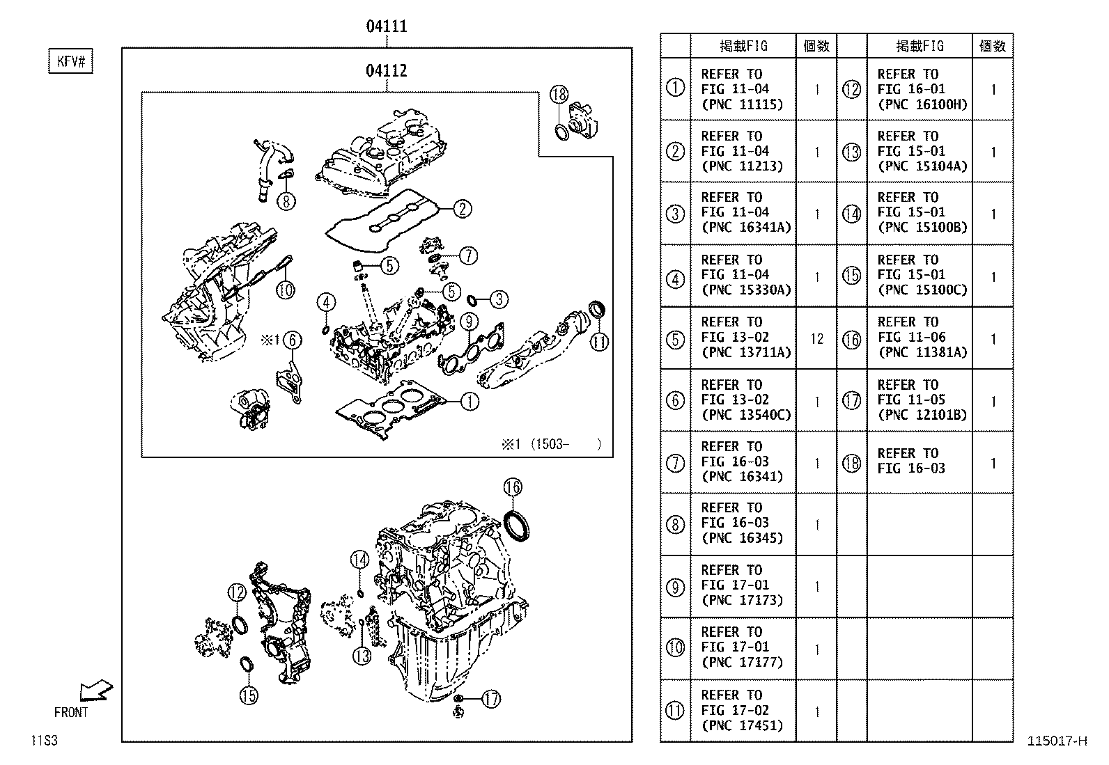 Engine Overhaul Gasket Kit