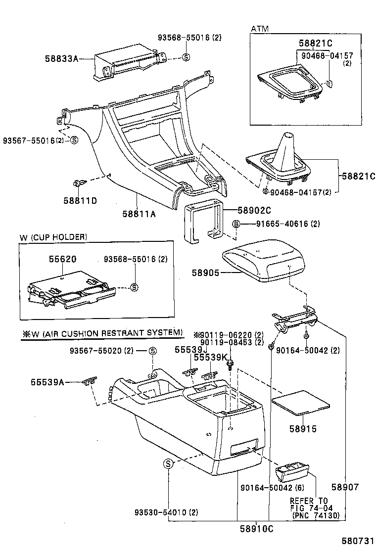 Console Box & Bracket
