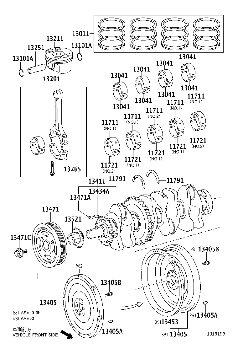 Cigüeñal y pistón