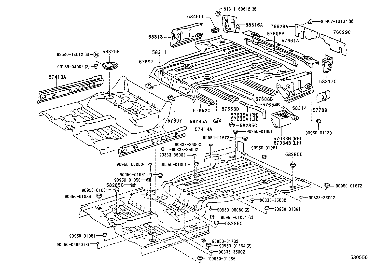 Rear Floor Panel