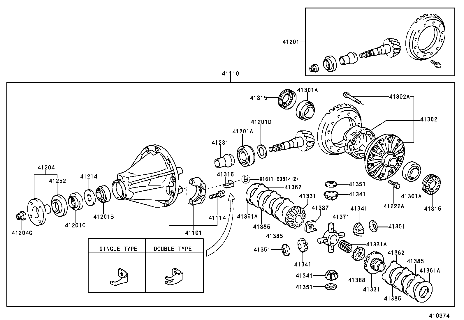 Rear Axle Housing Differential
