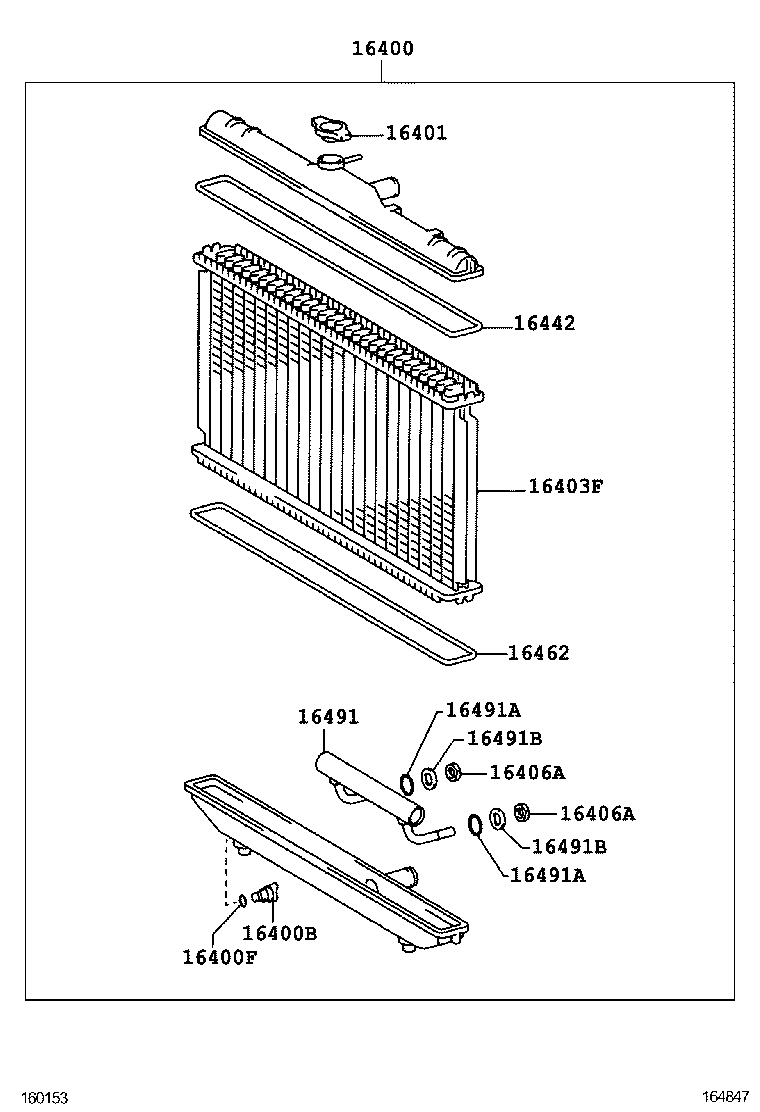 Radiator Water Outlet