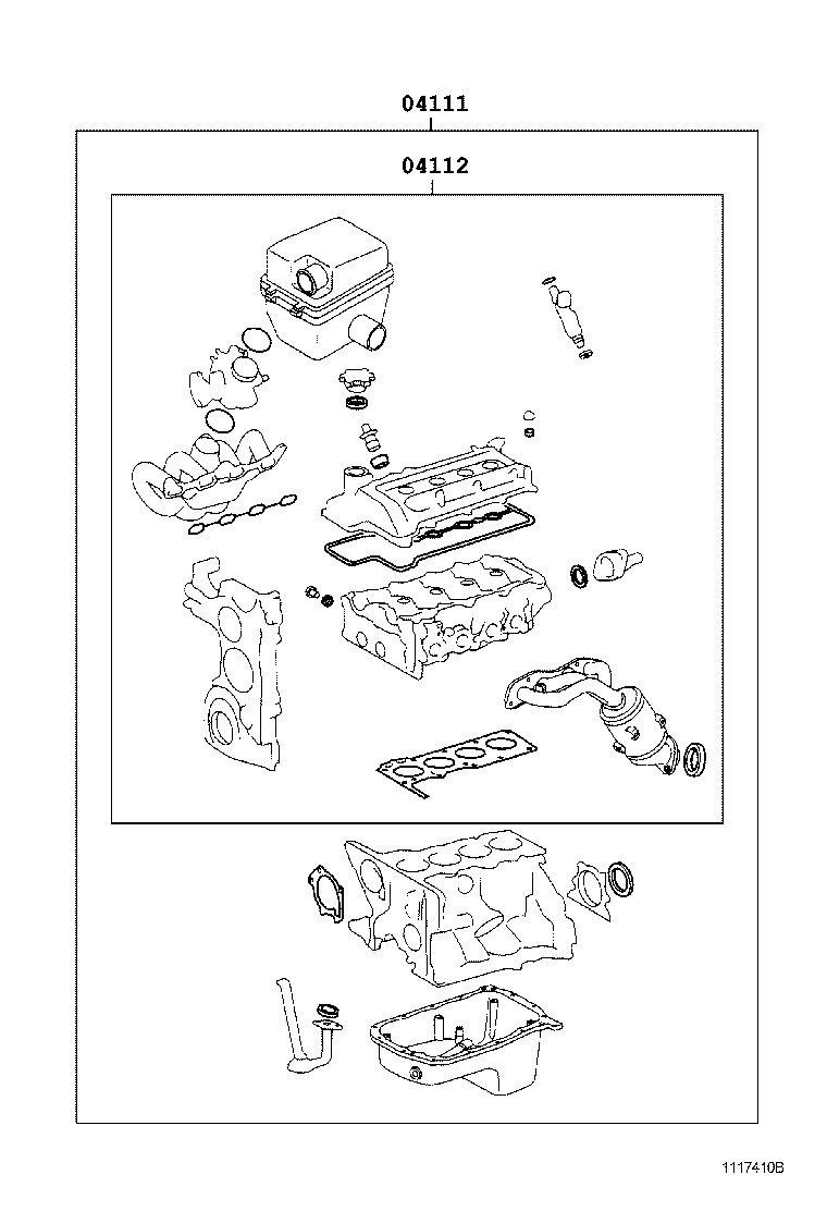 Engine Overhaul Gasket Kit