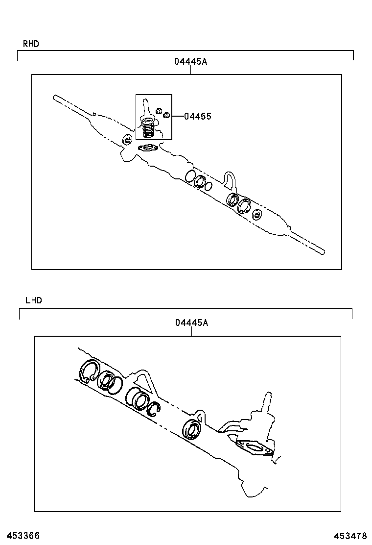Enlace del mecanismo de dirección