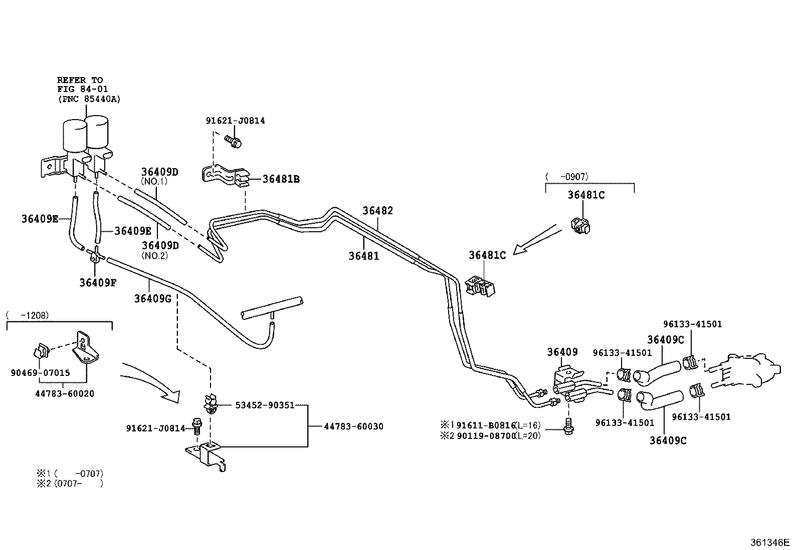 Transfer Vacuum Piping