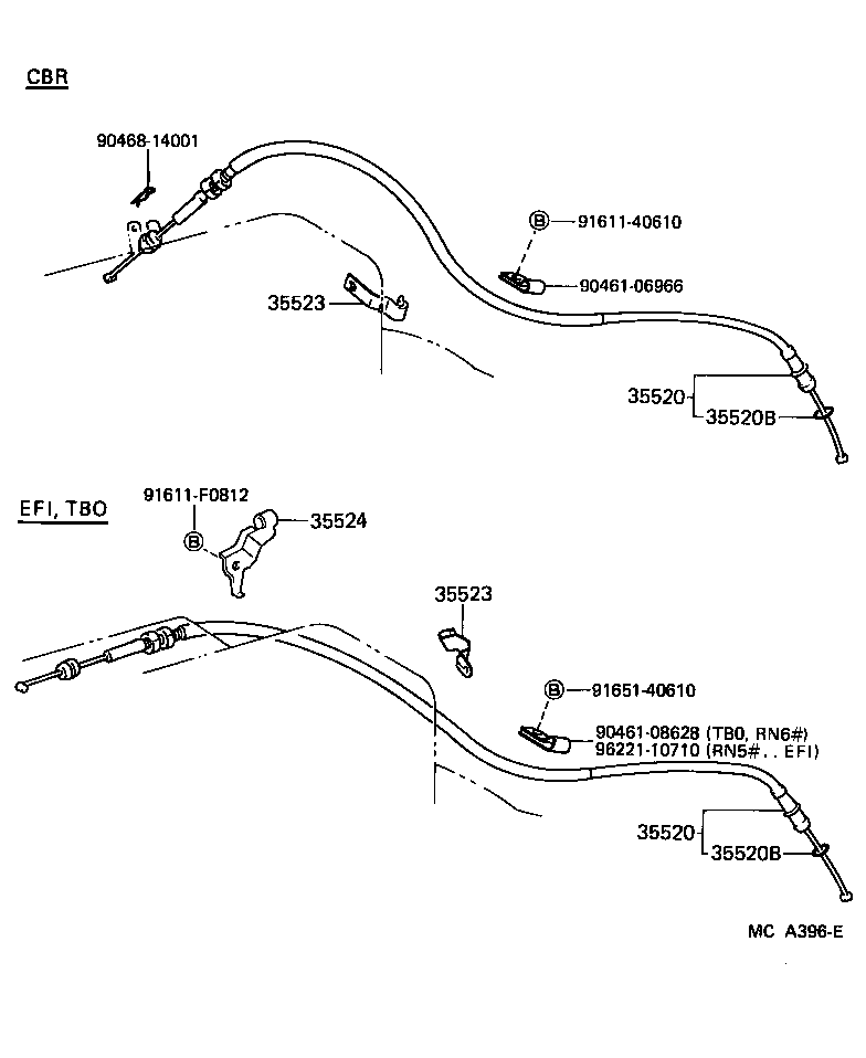 Throttle Link & Valve Lever